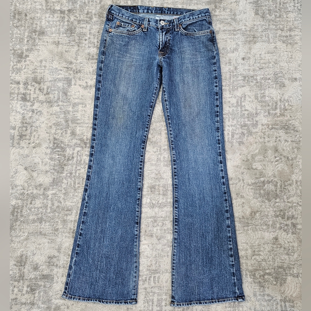 Lucky Brand 🍀 DUNGAREES- Lowdown Jeans - Women's Sz 2 - Vintage 👖